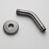 Tubo Ducha Pared 10 cm Gun Gray