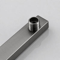Tubo Ducha Pared cuadrado 40 cm Gun Gray