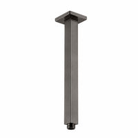 Tubo Ducha Tubo Techo Cuadrado 25 cm Gun Gray