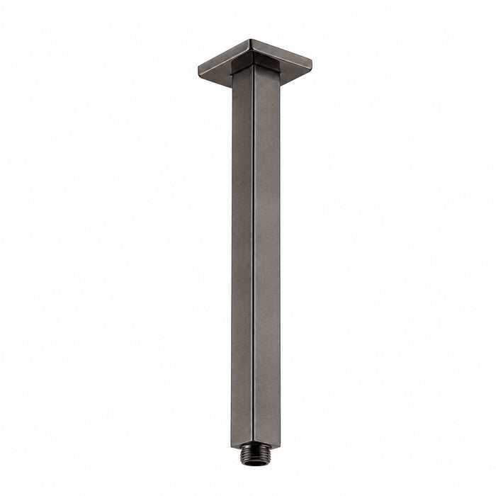 Tubo Ducha Tubo Techo Cuadrado 25 cm Gun Gray