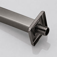 Tubo Ducha Tubo Techo Cuadrado 25 cm Gun Gray