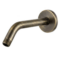Tubo Ducha Corto Pared Bronce Antiguo