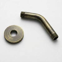 Tubo Ducha Corto Pared Bronce Antiguo