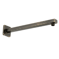 Tubo Ducha Pared Cuadrdao 40cm Bronce Antiguo