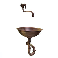 Kit lavamanos Bronce Antiguo 35cm