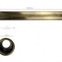 Sosco Desague lavamanos 30cm Bronce Antiguo