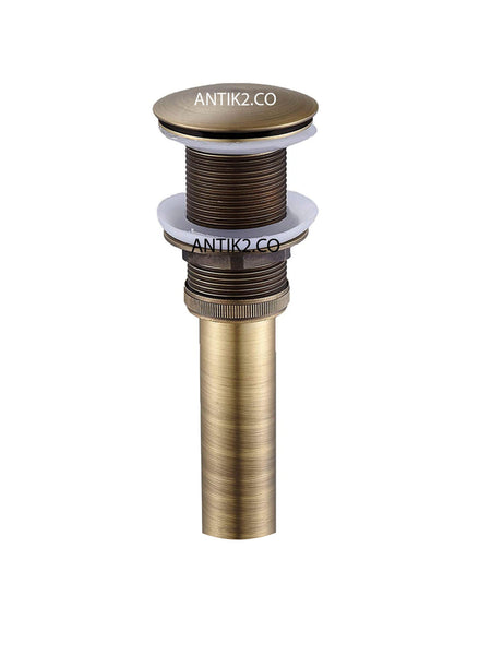 Desagüe push Lavamanos Bronce Antiguo