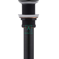 Desague Push Hongo Lavamanos  Negro Atiguo