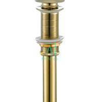 Desagüe de push Dorado Rosca Larga (11cm)