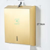 Dispensador Toallas Papel Dorado