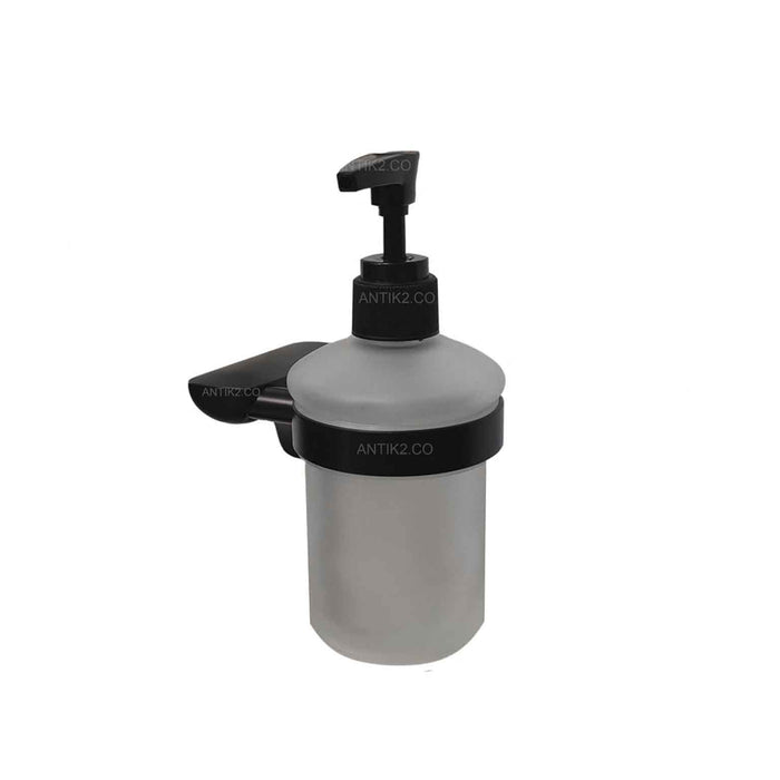 Dispensador jabón líquido negro