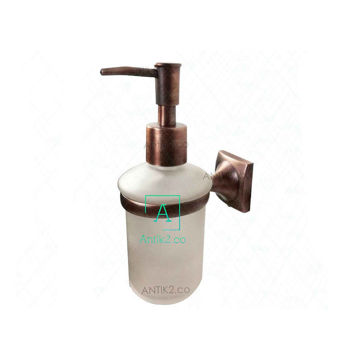Jabonera Liquida Cobre Antiguo Soporte a Pared