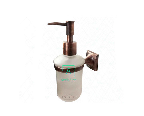 Jabonera Liquida Cobre Antiguo Soporte a Pared