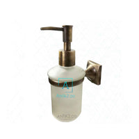 Jabonera Liquida Bronce Antiguo Soporte a Pared