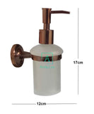 Jabonera Liquida Oro Rosa Soporte a Pared