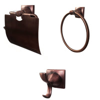 Juego Accesorios Lyon x 3 Piezas Cobre Antiguo