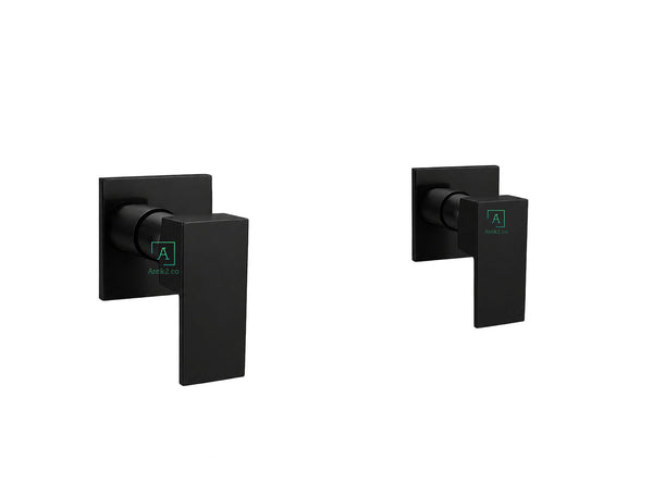 Mezclador Ducha 8"  Square Negro
