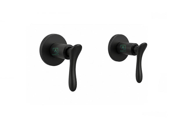 Mezclador Ducha 8" Stylo Negro