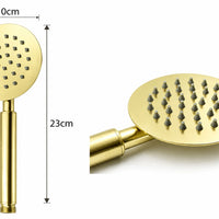 Ducha De Mano Acero Tono Dorado