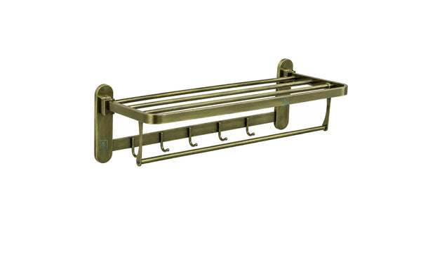Toallero Barra Abatible Bronce Antiguo
