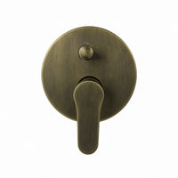 Mezclador Ducha Slim Redondo  Bronce Antiguo (Doble salida)