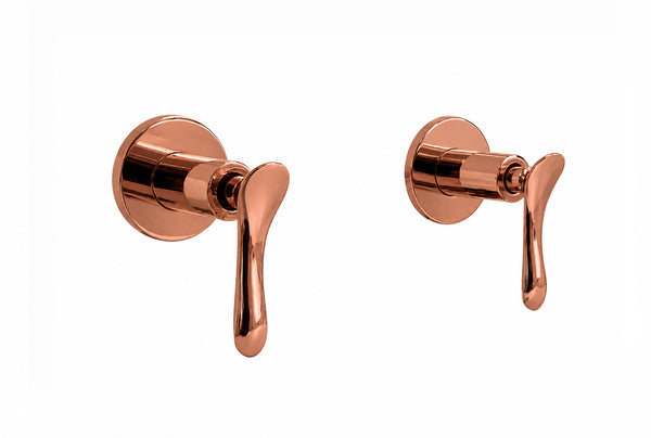 Mezclador Ducha 8" Stylo Oro rosa