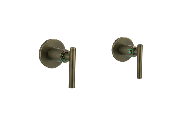 Mezclador Ducha Novo 8" Palanca  Bronce Antiguo