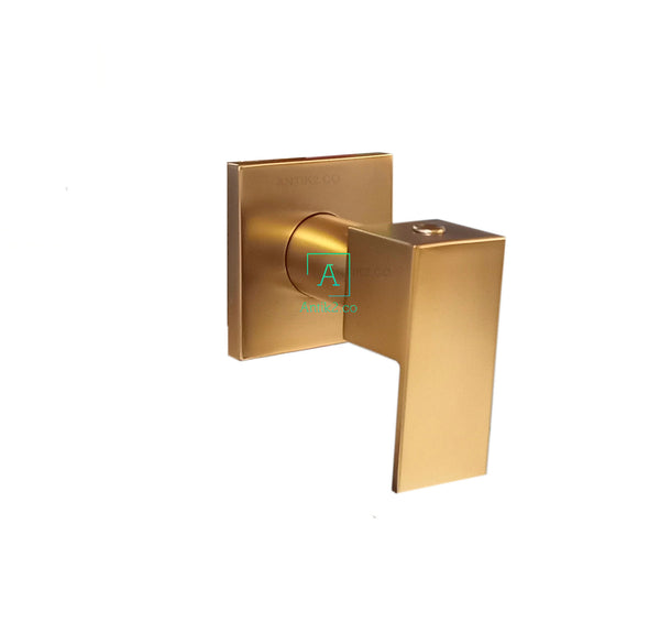 Repuesto Manija Ducha Square Dorado Mate  x Unidad
