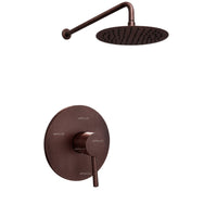Mezclador Slim Cobre Antiguo + Ducha  20cm