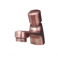 Llave push Lavamanos Cobre Antiguo
