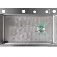 Lavaplatos  Acero Inoxidable Resistente a Rayones 75X46cm