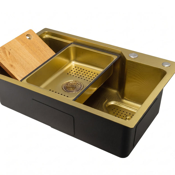 Lavaplatos Oro Mate 68*45cm