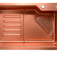 Lavaplatos Acero 304  Oro Rosa Mate 68x45cm
