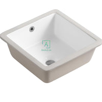 Lavamanos Cuadrado Submontar Blanco 41 x 41 cm