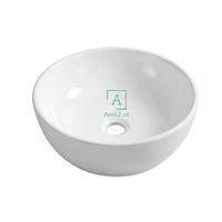 Lavamanos Sobreponer Oslo Blanco 35x13cm