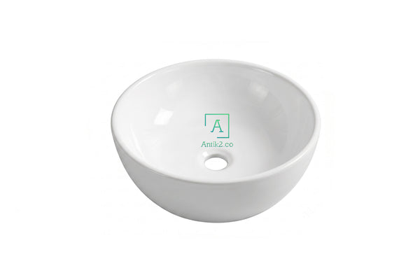 Lavamanos Sobreponer Oslo Blanco 35x13cm