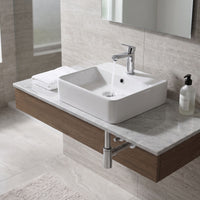 Lavamanos Sobreponer Logink Blanco 38 x 38cm