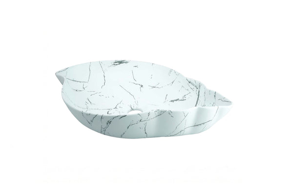 Lavamanos Hoja Blanco 56x35cm