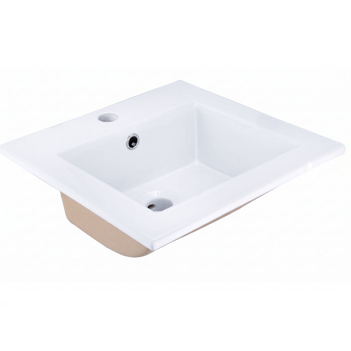 Lavamanos Empotrar Placa Blanco 41x41cm
