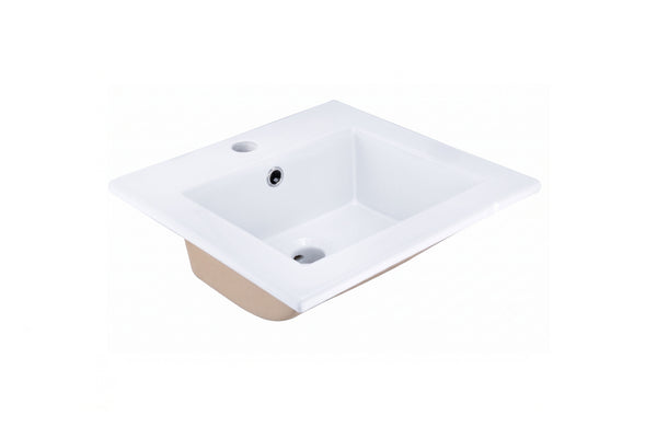 Lavamanos Empotrar Placa Blanco 41x41cm