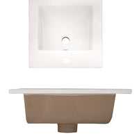 Lavamanos Empotrar Placa Blanco 41x41cm