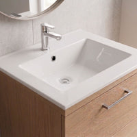Lavamanos Empotrar Placa Blanco 41x41cm