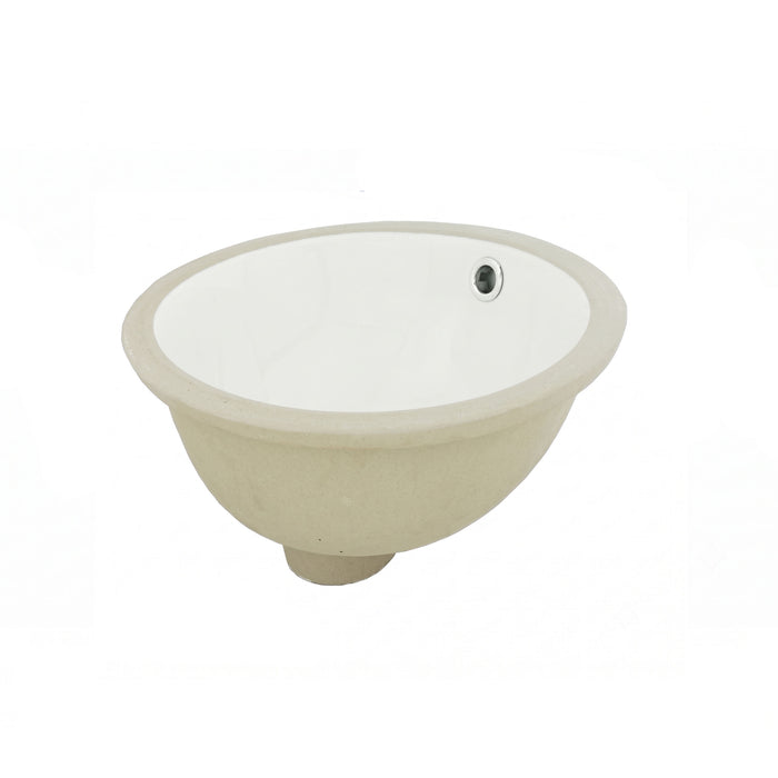 Lavamanos Vancuber Submontar 42x34cm  Blanco