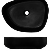 Lavamanos Triangle Negro 55x42cm