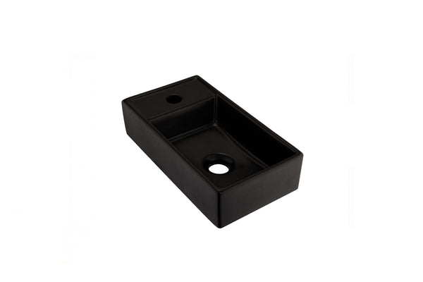 Lavamanos Block Negro Rectangular 41x22cm