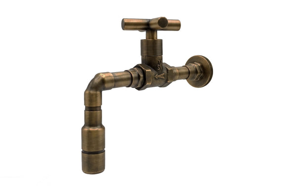Llave  Pared Vintage Novo Bronce Antiguo (Agua fria)