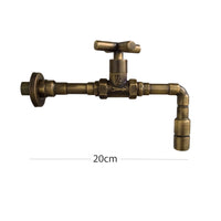 Llave  Pared Vintage Novo Bronce Antiguo (Agua fria)