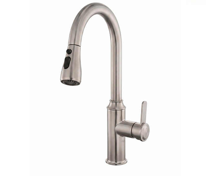 Griferia Monomando Extraible Nexux Niquel Satin