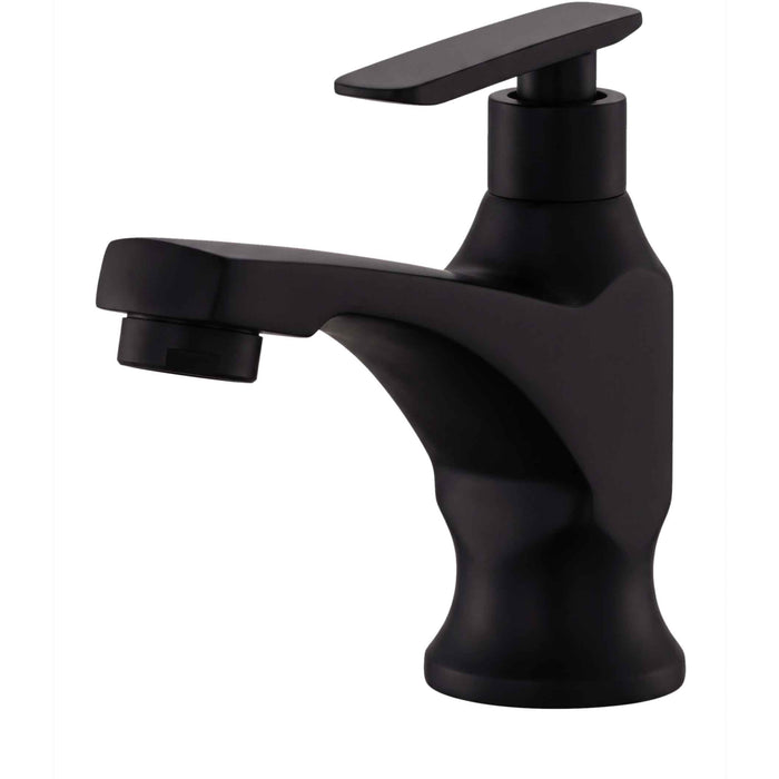 Grifería lavamanos Vasta Negro(Agua Fría)