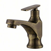 Grifería lavamanos Vasta  Bronce Antiguo (Agua Fría)